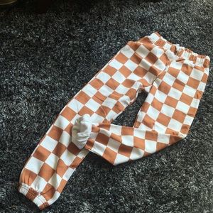 NWT Urban Outfitters checkered joggers